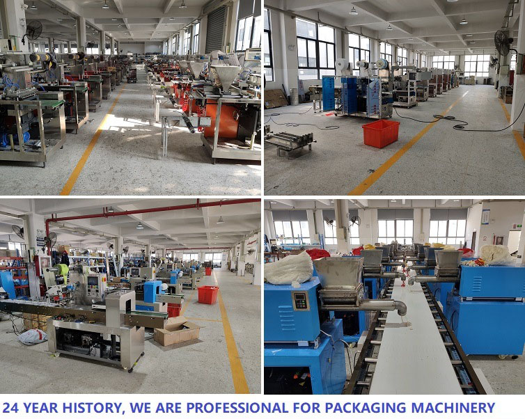 Automatic Horizontal Flow Pillow Bakery Bread Biscuit Cookies Packing Machine