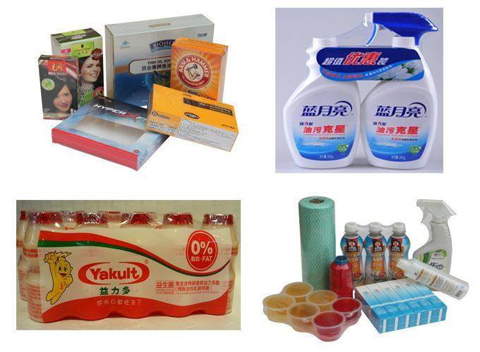 Automatic Shampoo Bottle, Ravioli, Yakult, Noodle Heat Shrink Packaging Machine