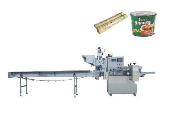 Automatic Bowl Instant Noodle Vegetables Shrink Packing Machine with High Speed