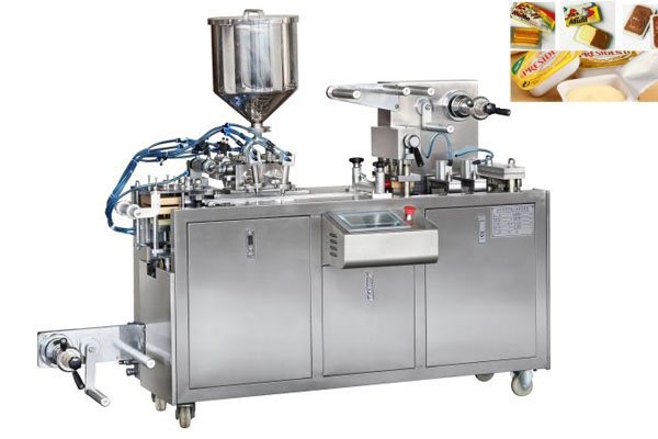 Dpp80 Small Automatic Blister Packing Machine for Liquid Jam Honey Canday Tablet Capsule